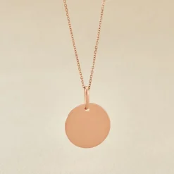 Pendentif Elisandre Argent Rose