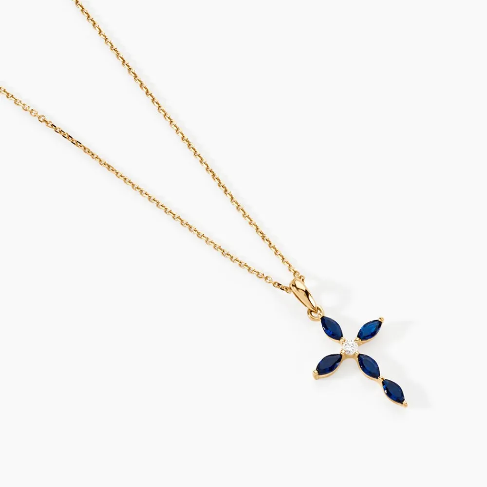 Marc Orian Bijoux Zirconium|Pendentifs > Pendentif Eser Or Jaune Oxyde De Zirconium