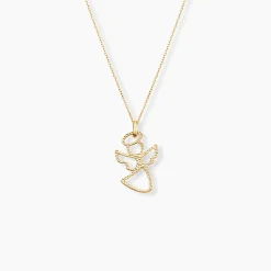 Marc Orian Pendentifs|Bijoux Homme > Pendentif Estrellita Ange Aureole Or Jaune