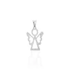 Pendentif Estrellita Ange Or Blanc