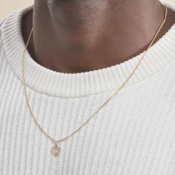 Marc Orian Pendentifs|Bijoux Homme > Pendentif Eudocie Coeur Lettre Or Jaune