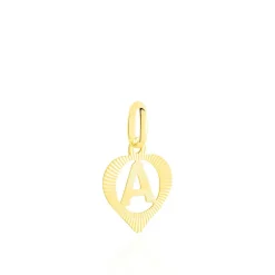 Marc Orian Pendentifs|Pendentifs > Pendentif Eudocie Coeur Lettre Or Jaune