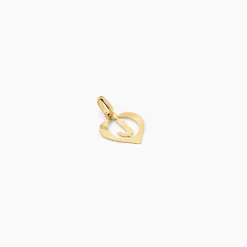 Marc Orian Pendentifs|Bijoux Homme > Pendentif Eudocie Coeur Lettre Or Jaune