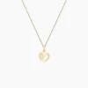 Marc Orian Pendentifs|Bijoux Homme > Pendentif Eudocie Coeur Lettre Or Jaune