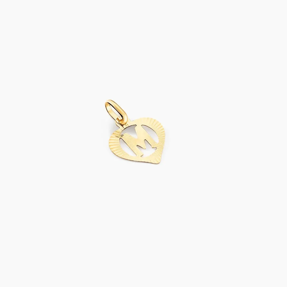 Marc Orian Pendentifs|Pendentifs > Pendentif Eudocie Coeur Lettre Or Jaune