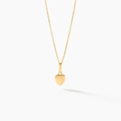 Marc Orian Pendentifs|Bijoux Homme > Pendentif Eudocie Coeur Lisse Or Jaune