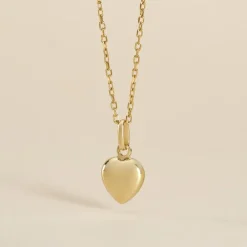 Marc Orian Pendentifs|Bijoux Homme > Pendentif Eudocie Coeur Lisse Or Jaune