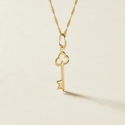 Marc Orian Pendentifs|Bijoux Homme > Pendentif Fatilia Clef Coeur Or Jaune
