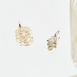 Marc Orian Pendentifs|Pendentifs > Pendentif Fatima Or Jaune