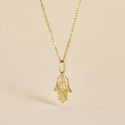 Pendentif Fatima Or Jaune