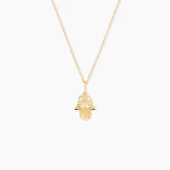 Pendentif Fatima Or Jaune