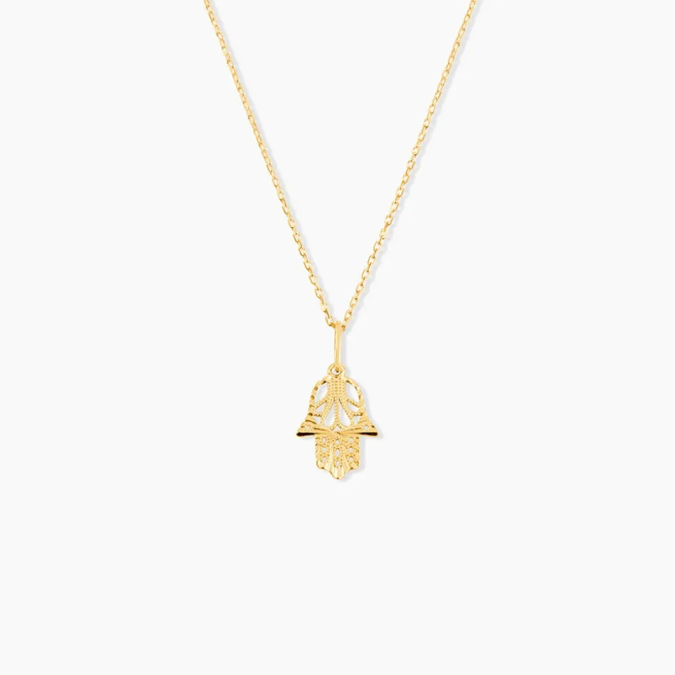 Pendentif Fatima Or Jaune