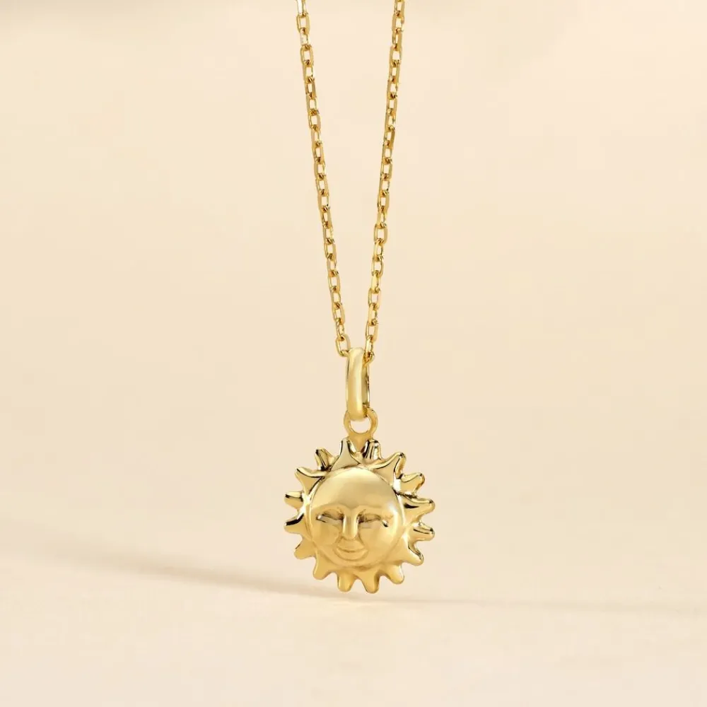 Marc Orian Pendentifs|Pendentifs > Pendentif Finlay Soleil Or Jaune