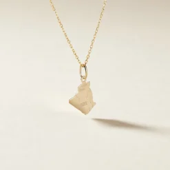 Marc Orian Pendentifs|Pendentifs Personnalisés > Pendentif Gaietana Algerie Or Jaune