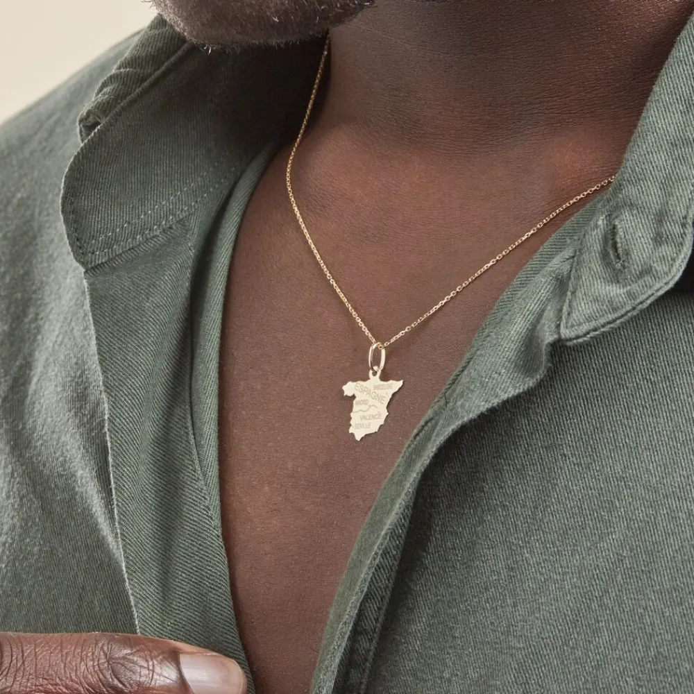 Marc Orian Pendentifs|Pendentifs Personnalisés > Pendentif Gaietana Espagne Or Jaune