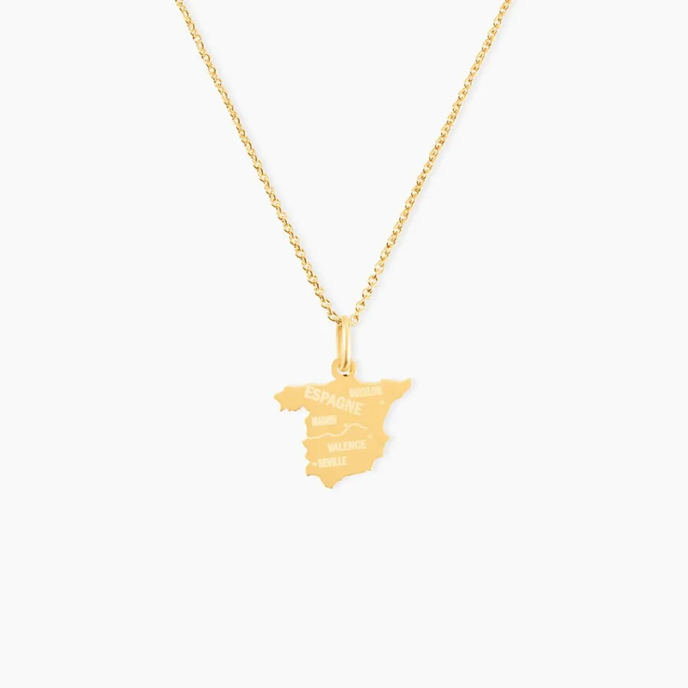 Marc Orian Pendentifs|Pendentifs Personnalisés > Pendentif Gaietana Espagne Or Jaune
