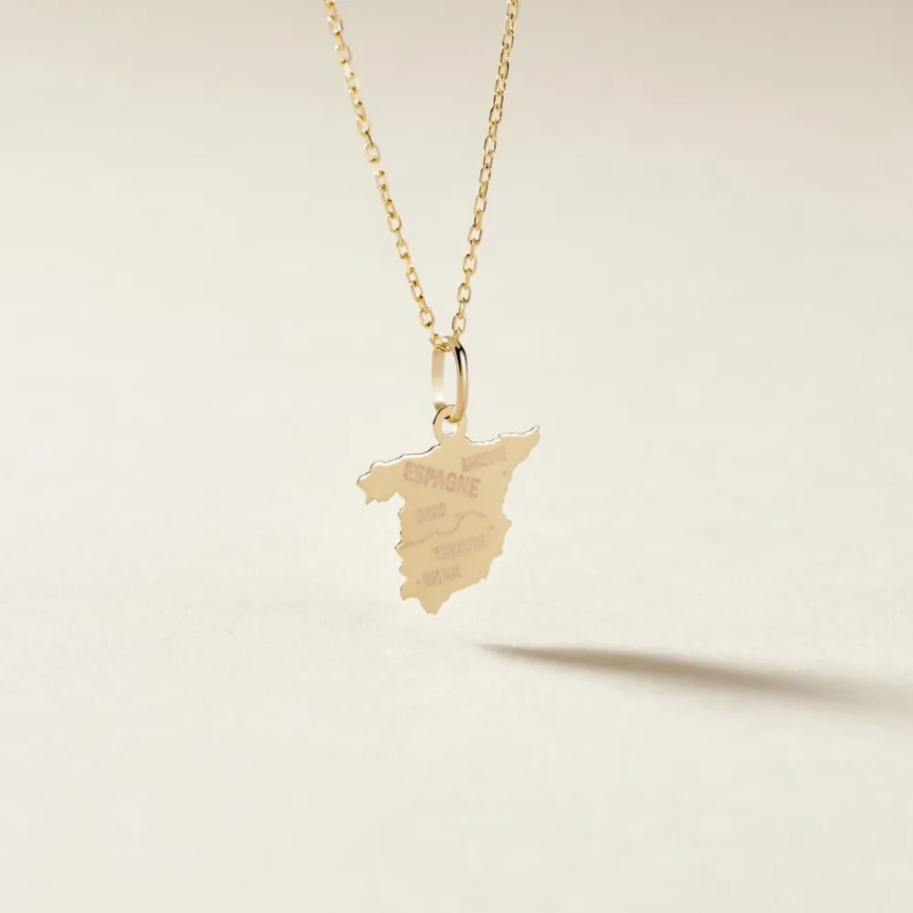 Marc Orian Pendentifs|Pendentifs Personnalisés > Pendentif Gaietana Espagne Or Jaune