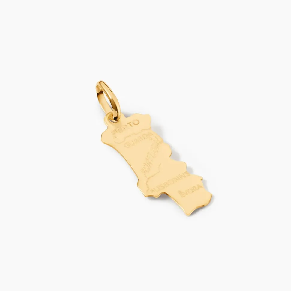 Pendentif Gaietana Portugal Or Jaune