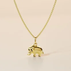 Marc Orian Pendentifs|Bijoux Homme > Pendentif Gernot Elephant Or Jaune