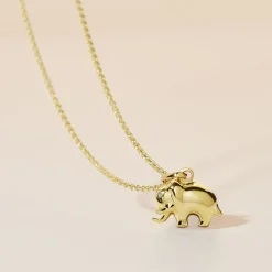 Marc Orian Pendentifs|Bijoux Homme > Pendentif Gernot Elephant Or Jaune