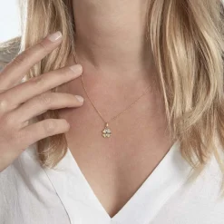 Marc Orian Pendentifs|Bijoux Homme > Pendentif Gert Coeur Trefle Or Jaune