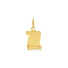 Marc Orian Pendentifs|Pendentifs Personnalisés > Pendentif Golda Ange Parchemin Or Jaune
