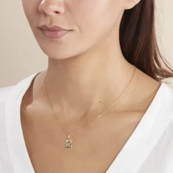 Marc Orian Pendentifs|Pendentifs Personnalisés > Pendentif Golda Ange Parchemin Or Jaune