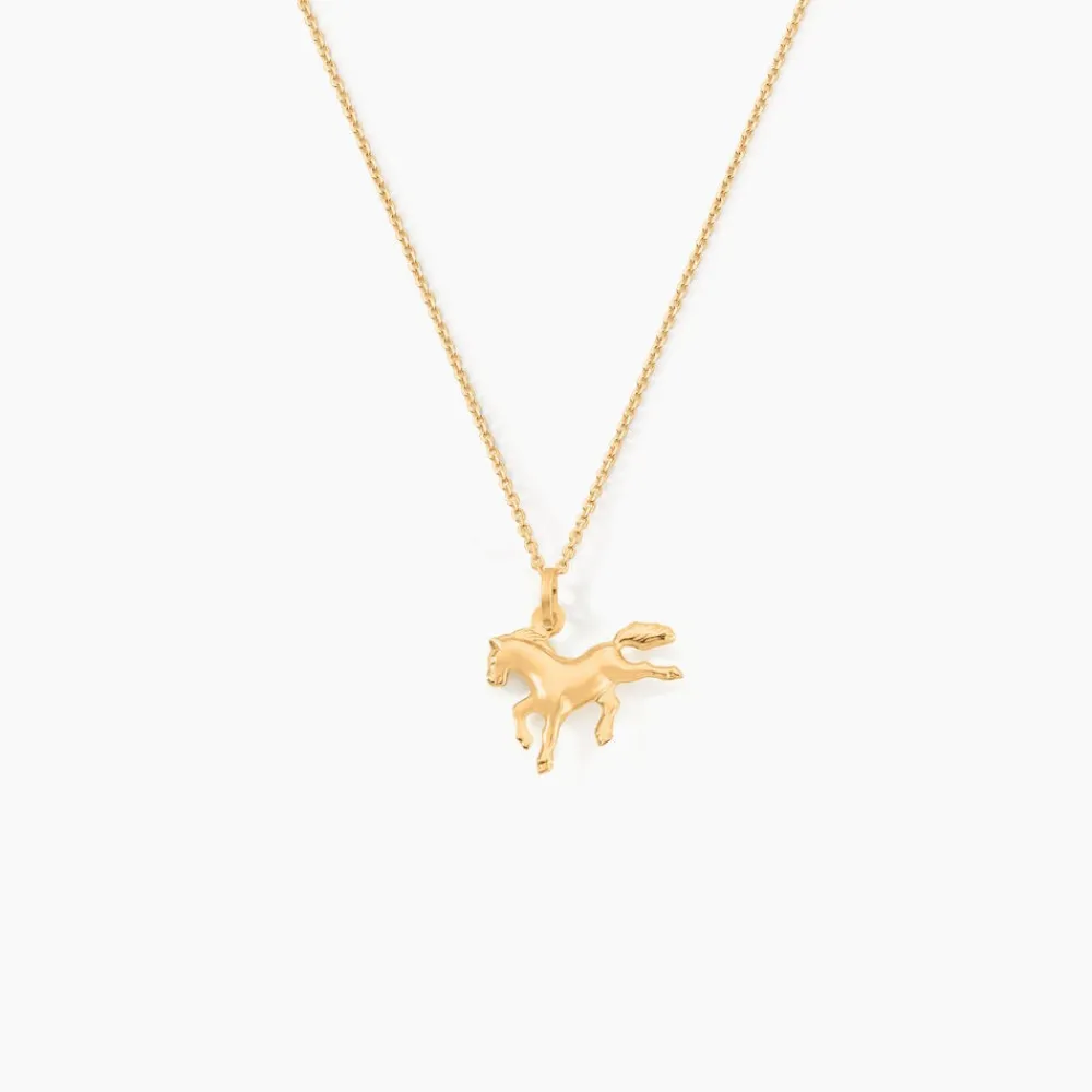 Marc Orian Pendentifs|Bijoux Homme > Pendentif Hagan Cheval Or Jaune