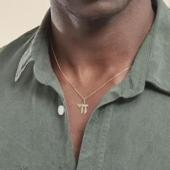 Marc Orian Pendentifs|Bijoux Homme > Pendentif Hai Or Jaune