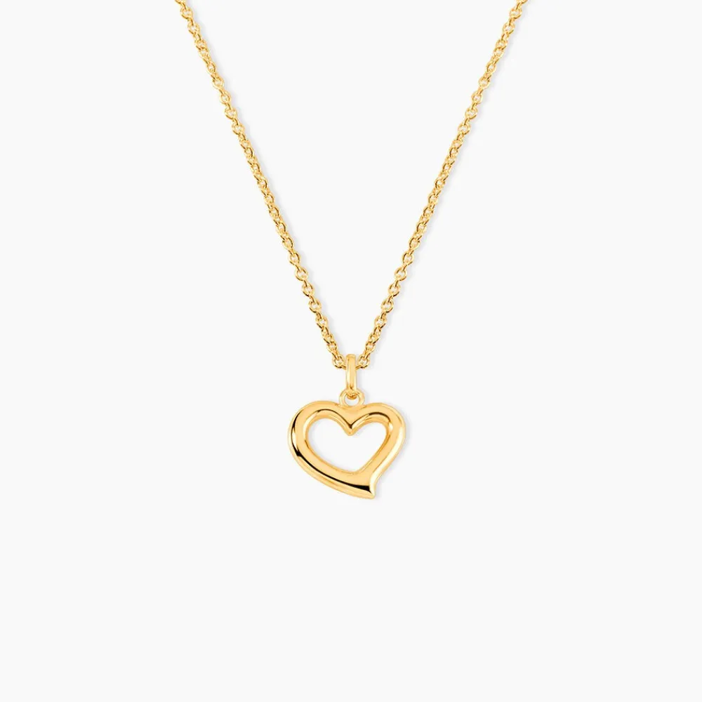 Marc Orian Pendentifs|Pendentifs > Pendentif Haiza Coeur Bombe Or Jaune