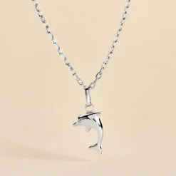 Marc Orian Pendentifs|Bijoux Homme > Pendentif Haizia Dauphin Or Blanc