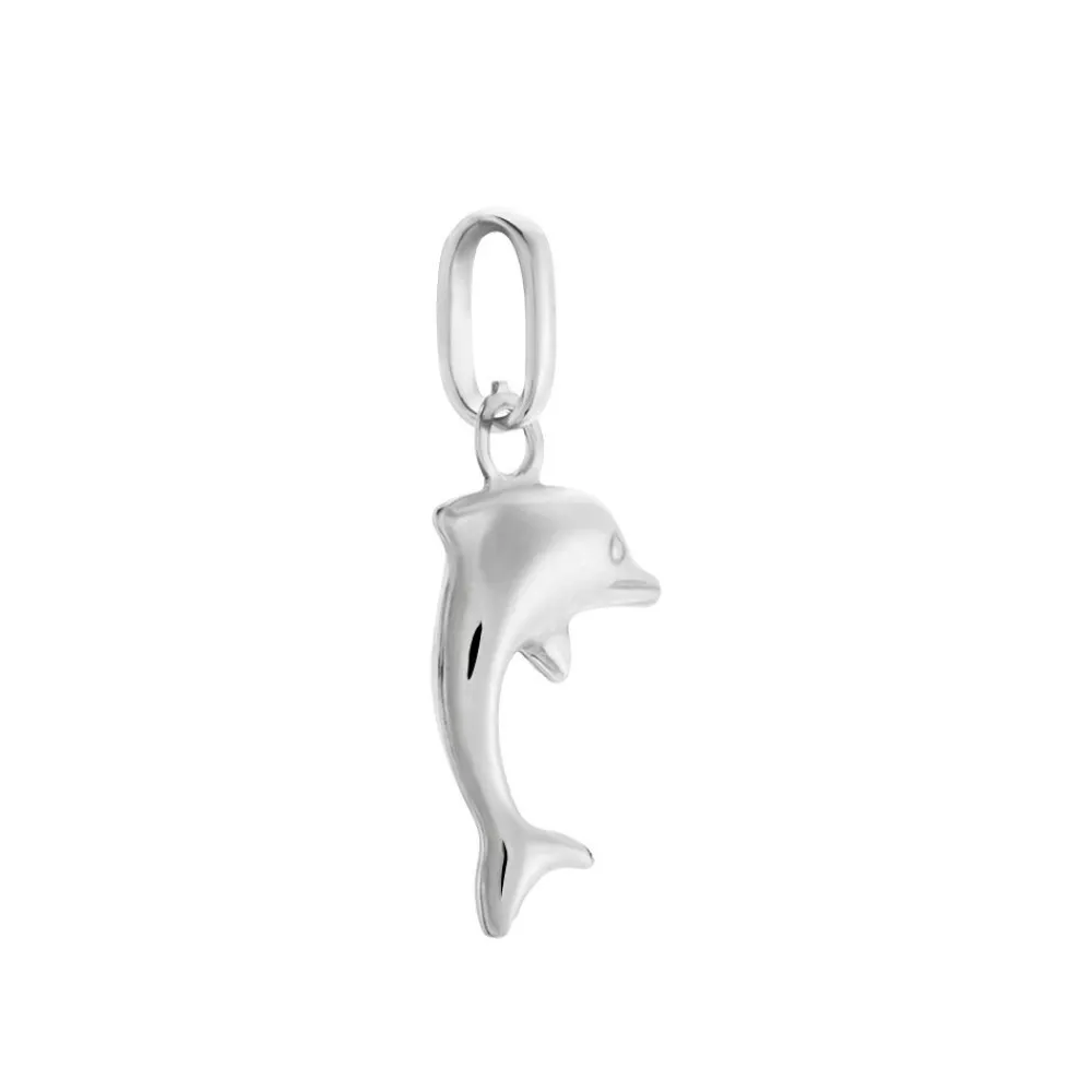 Marc Orian Pendentifs|Bijoux Homme > Pendentif Haizia Dauphin Or Blanc