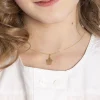 Marc Orian Pendentifs|Bijoux Enfant > Pendentif Hallie Ange Dentelle Or Jaune