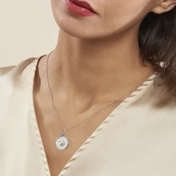 Marc Orian Pendentifs|Pendentifs Personnalisés > Pendentif Hannae Or Blanc