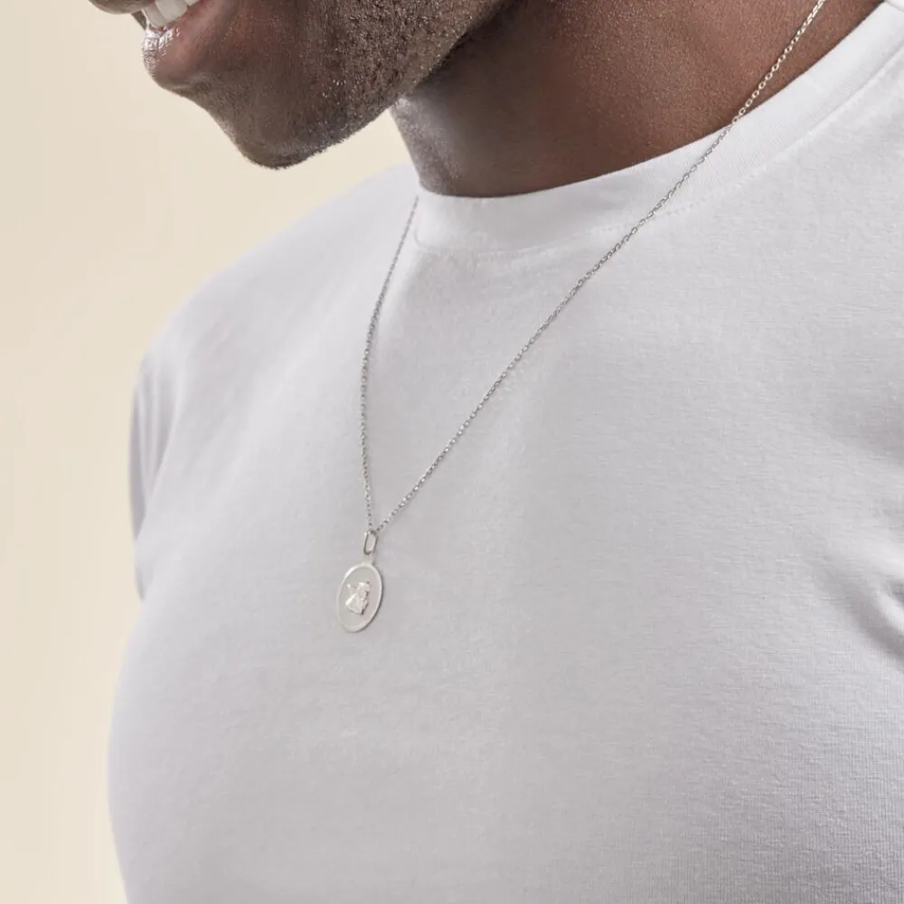 Marc Orian Pendentifs|Pendentifs Personnalisés > Pendentif Hannae Or Blanc