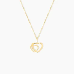 Marc Orian Pendentifs|Pendentifs > Pendentif Hasna Coeurs Lisses Or Jaune