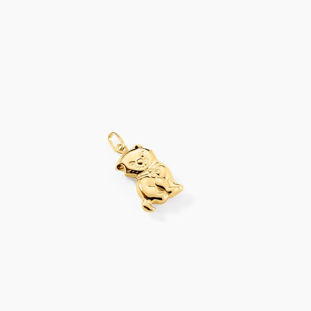Marc Orian Pendentifs|Bijoux Homme > Pendentif Hayate Chat Or Jaune