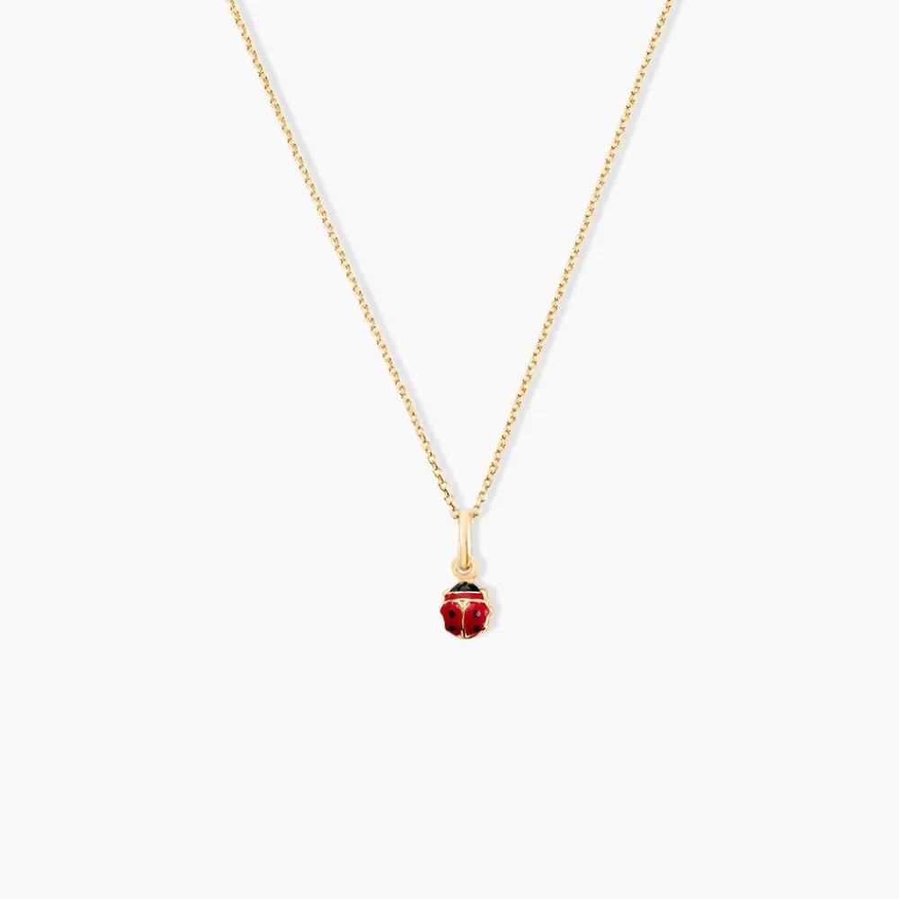 Marc Orian Pendentifs|Bijoux Enfant > Pendentif Helidie Coccinelle Or Jaune