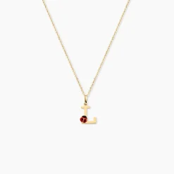 Marc Orian Pendentifs|Bijoux Enfant > Pendentif Helidie Coccinelle Lettre Or Jaune