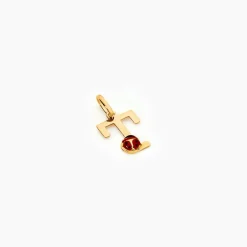 Marc Orian Pendentifs|Bijoux Enfant > Pendentif Helidie Coccinelle Lettre Or Jaune