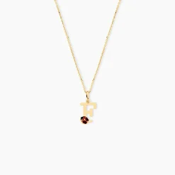 Marc Orian Pendentifs|Bijoux Enfant > Pendentif Helidie Coccinelle Lettre Or Jaune