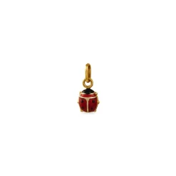 Pendentif Helidie Coccinelle Or Jaune