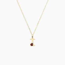 Pendentif Helidie Coccinelle Lettre Or Jaune
