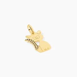 Marc Orian Pendentifs|Pendentifs > Pendentif Herman Chat Or Jaune