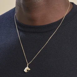 Marc Orian Pendentifs|Bijoux Homme > Pendentif Hillel Cheval Or Bicolore