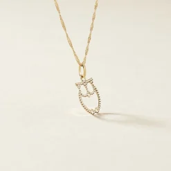 Marc Orian Idées Cadeaux Femme|Bijoux Or > Pendentif Ilies Hibou Or Jaune
