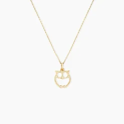 Marc Orian Idées Cadeaux Femme|Bijoux Or > Pendentif Ilies Hibou Or Jaune