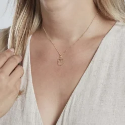 Marc Orian Idées Cadeaux Femme|Bijoux Or > Pendentif Ilies Hibou Or Jaune