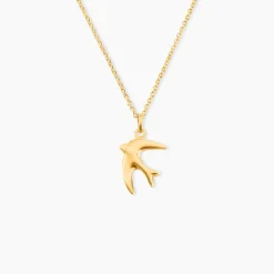 Marc Orian Pendentifs|Pendentifs > Pendentif Illide Hirondelle Or Jaune