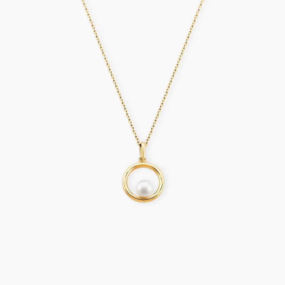 Pendentif Imelie Or Jaune Perle De Culture